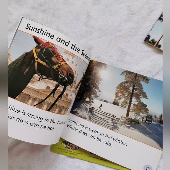 Acorn- Weather Watchers - Rain, Sunshine, Wind, Clouds Books - Picture 5 of 7